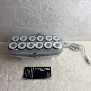 CONAIR PRO Ceramic Tools Porcelain Series Hairsetter 12 Rollers CPPCHV14